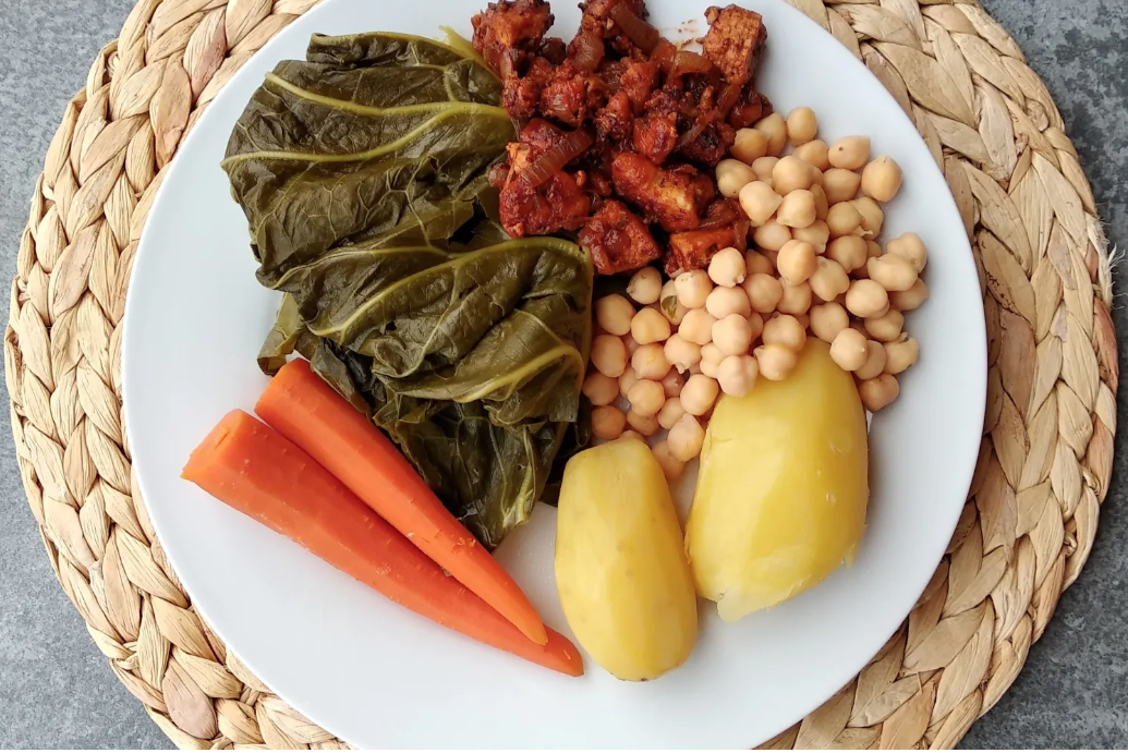 Cocido gallego con tofu